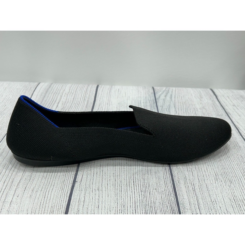 Rothy's Flats Womens 11.5 Black Knit Slip On Comfort Balletcore Minimal - Picture 2 of 10